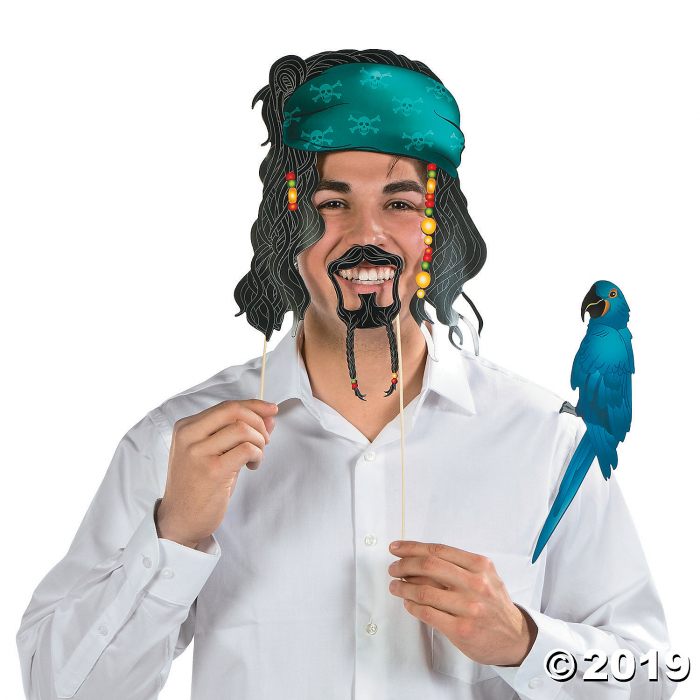 Pirate Photo Stick Props (Per Dozen)