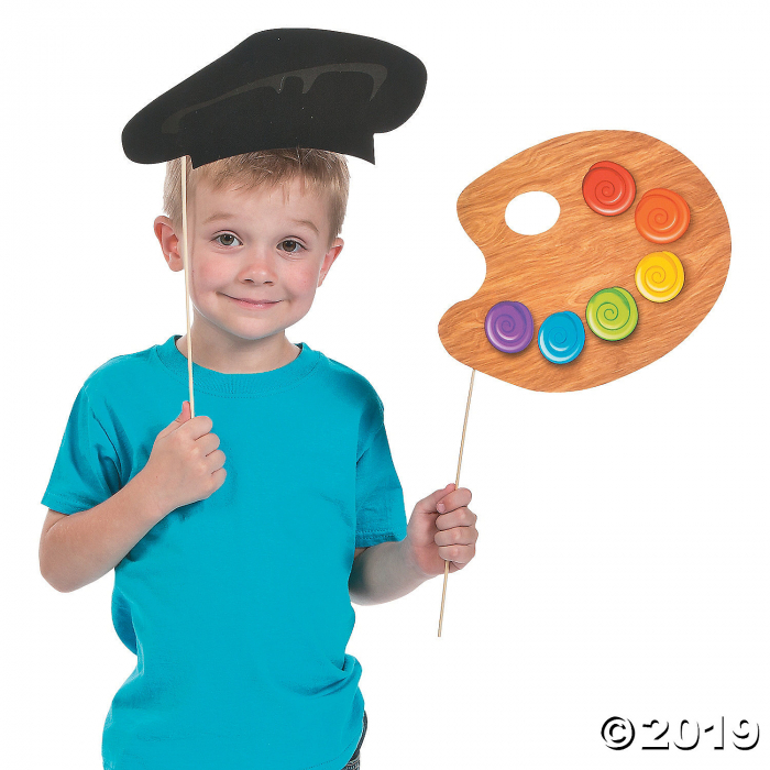 Little Artist Photo Stick Props (Per Dozen)