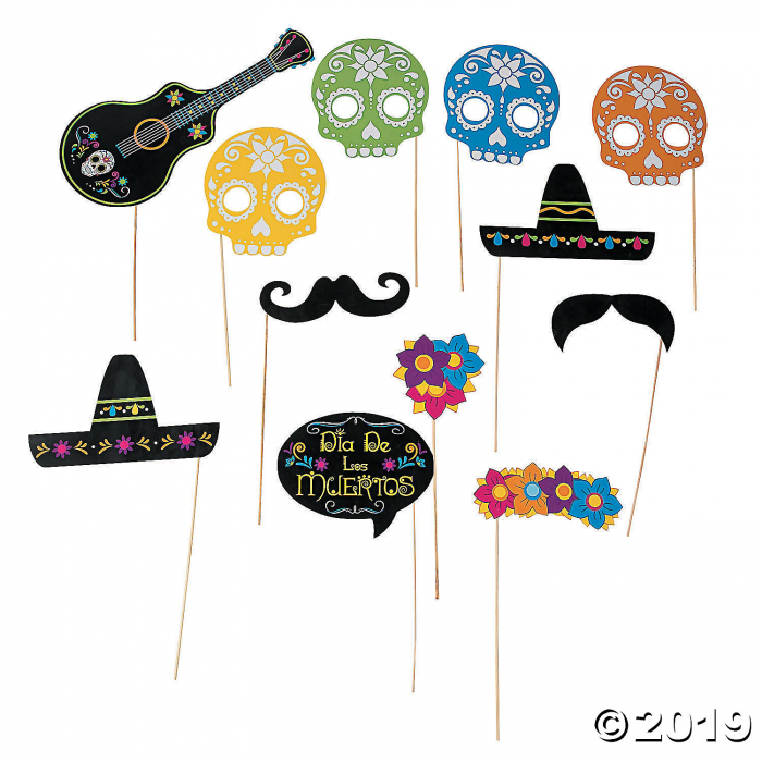 Day of the Dead Photo Stick Props (Per Dozen)