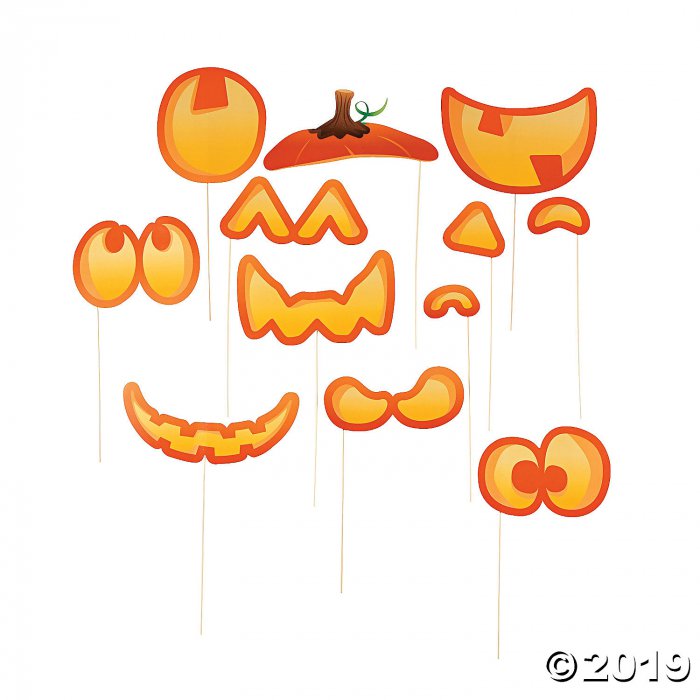 Cute Pumpkin Photo Stick Props (Per Dozen)