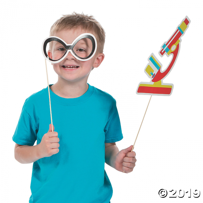 Science Party Photo Stick Props (Per Dozen)