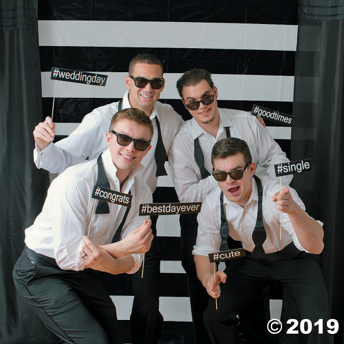 Hashtag Photo Stick Props (Per Dozen)