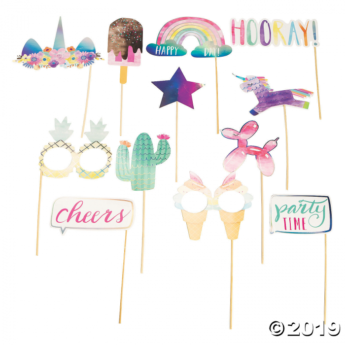 Hooray It's Your Birthday Photo Stick Props (Per Dozen)