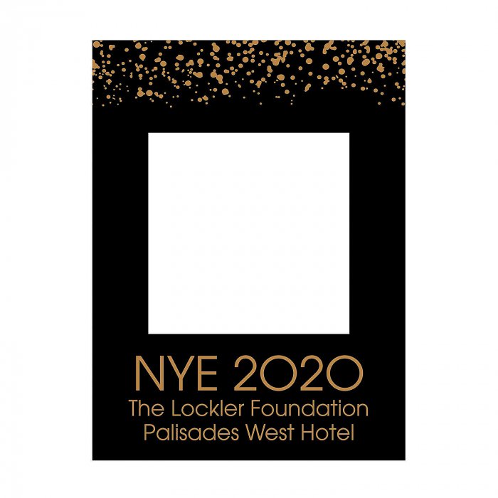 Personalized New Year's Eve Photo Booth Cutout (1 Piece(s))