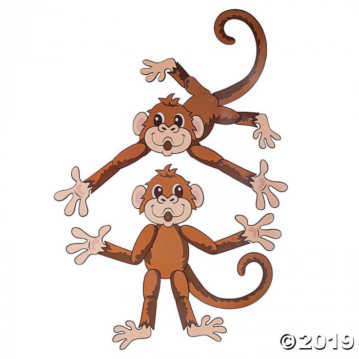 Island VBS Monkey Jointed Cutouts (1 Set(s))