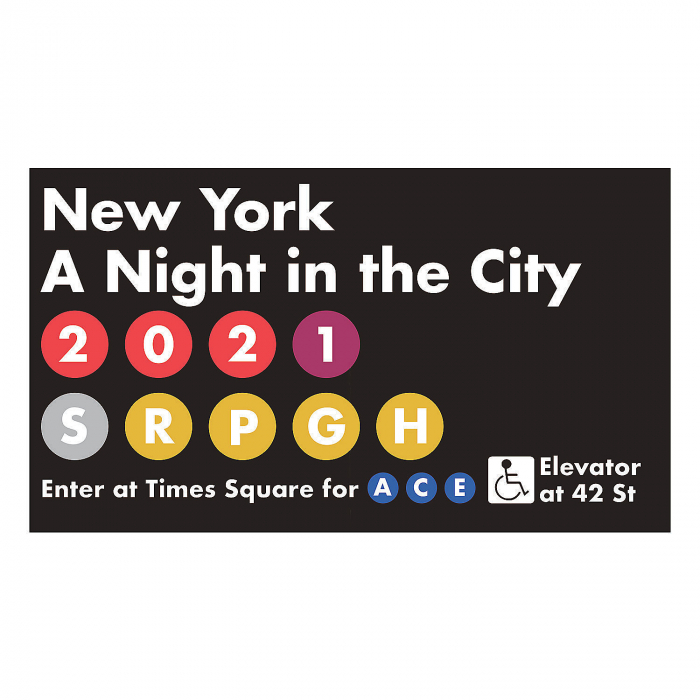 Personalized New York City Subway Sign (1 Piece(s))