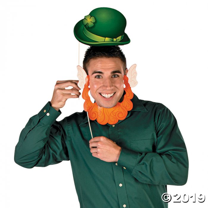 St. Patrick's Day Costume Photo Stick Props (Per Dozen)