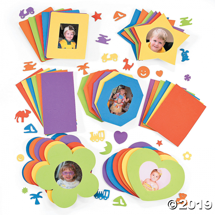 Sensational Foam Picture Frames & Shapes (Makes 30)