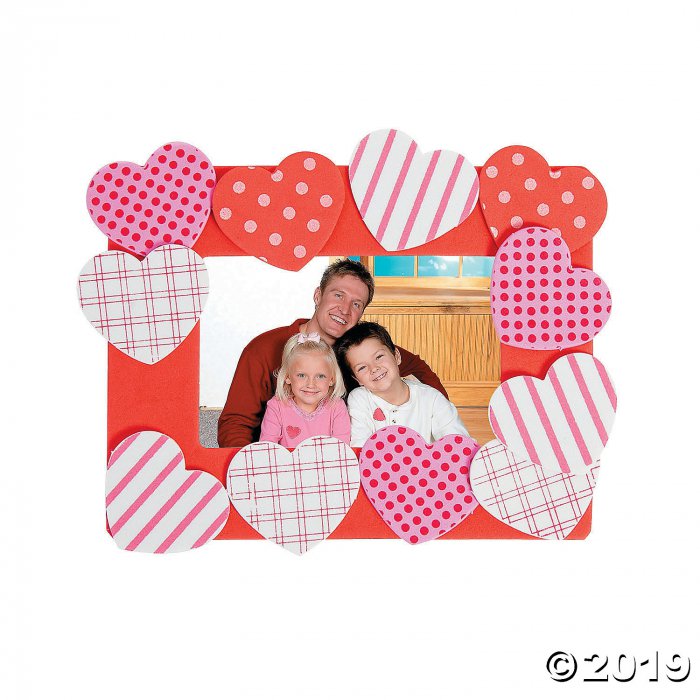 Heart Picture Frame Magnet Craft Kit (Makes 12)
