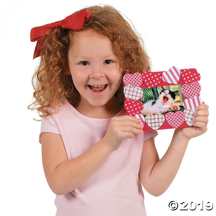 Heart Picture Frame Magnet Craft Kit (Makes 12)