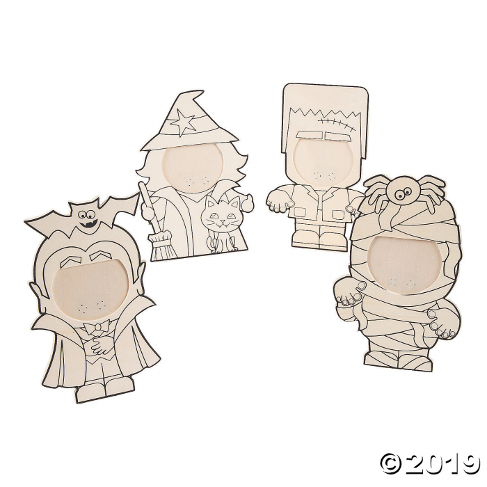 Color Your Own Halloween Picture Frames (Per Dozen)