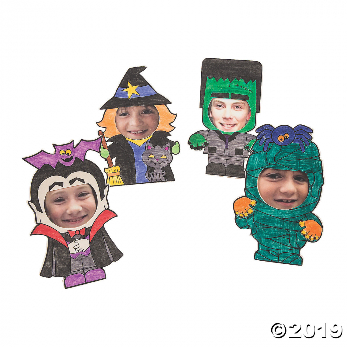 Color Your Own Halloween Picture Frames (Per Dozen)