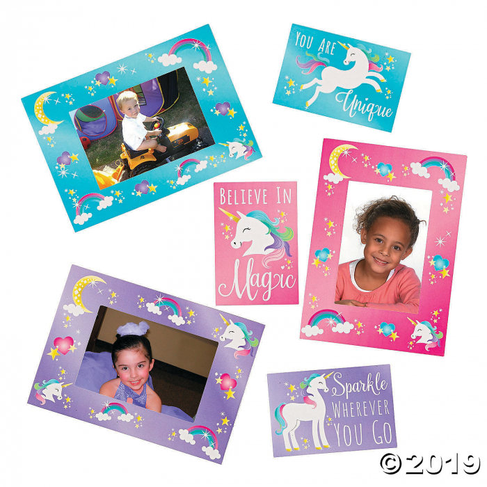 Unicorn Picture Frame Magnets (Makes 12) Unicorn Picture Frame Magnets (Makes 12)