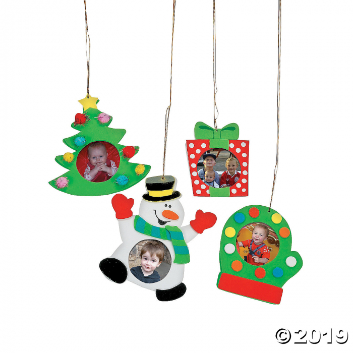 Paper Straw Christmas Tree Ornament Craft Kit - Makes 12