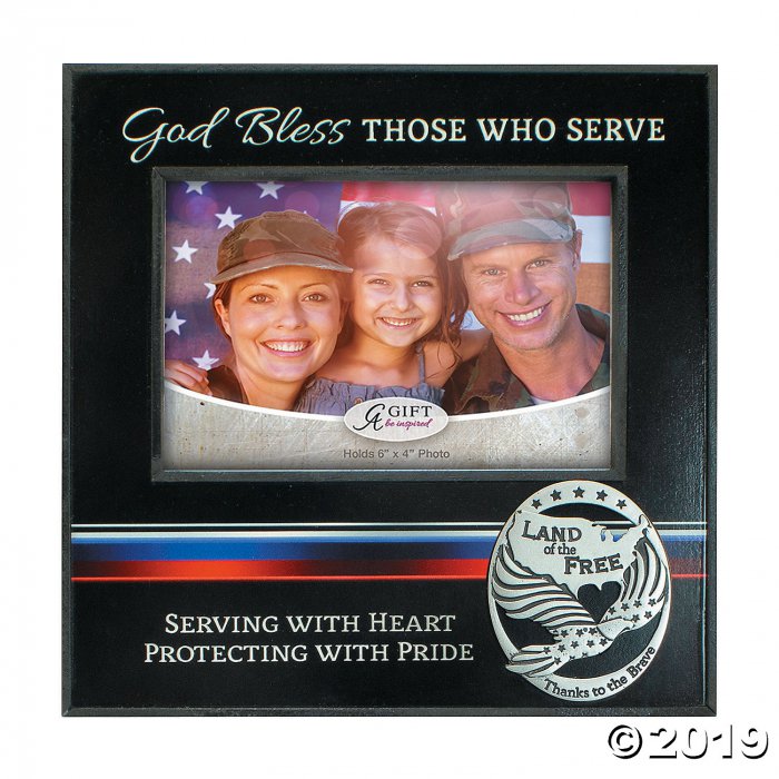 God Bless Those Who Serve Picture Frame (1 Piece(s))