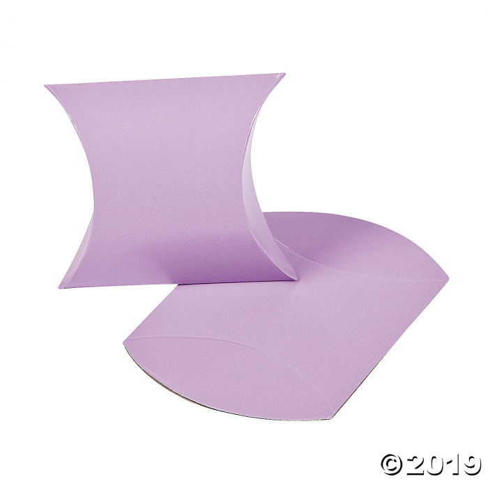Lilac Pillow Boxes (Per Dozen)