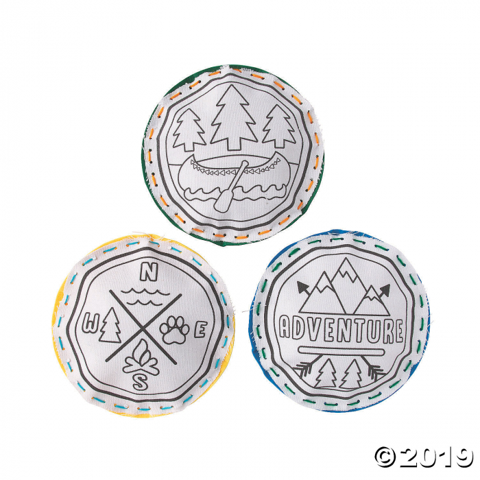 Color Your Own Camp Autograph Lacing Pillows (Makes 12)