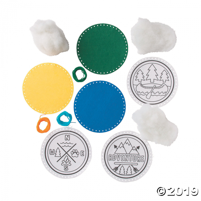 Color Your Own Camp Autograph Lacing Pillows (Makes 12)