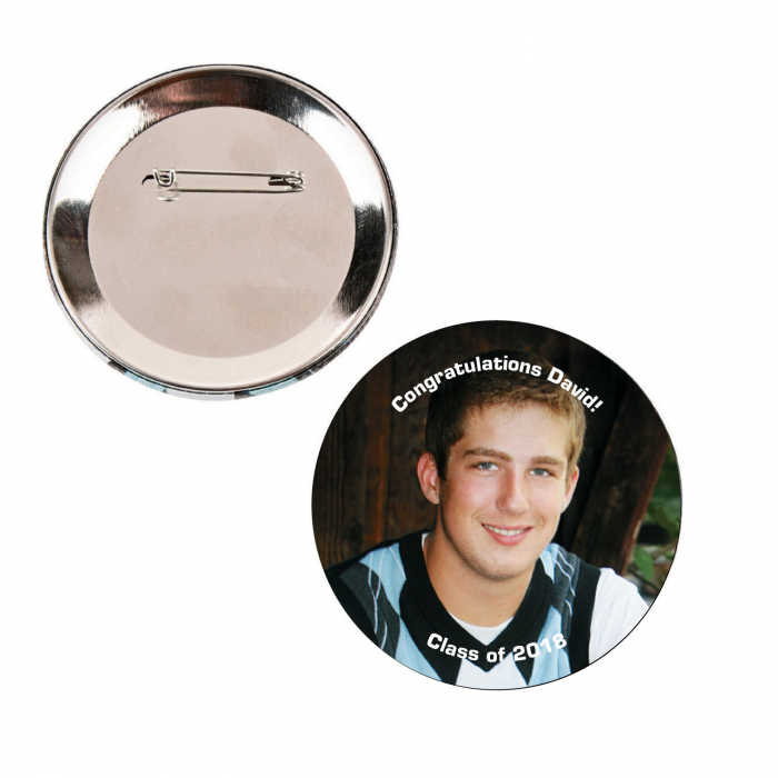 Large Custom Photo Buttons (Per Dozen)