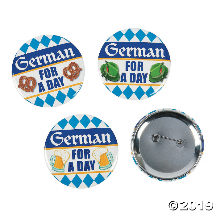 German for a Day Party Buttons (24 Piece(s)) German for a Day Party Buttons (24 Piece(s))