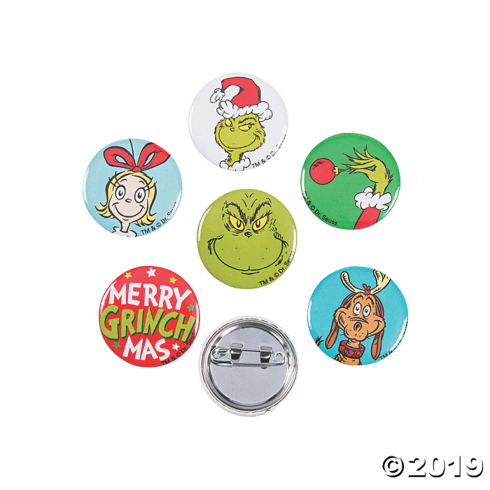 Dr. Seuss The Grinch Mini Buttons (48 Piece(s))