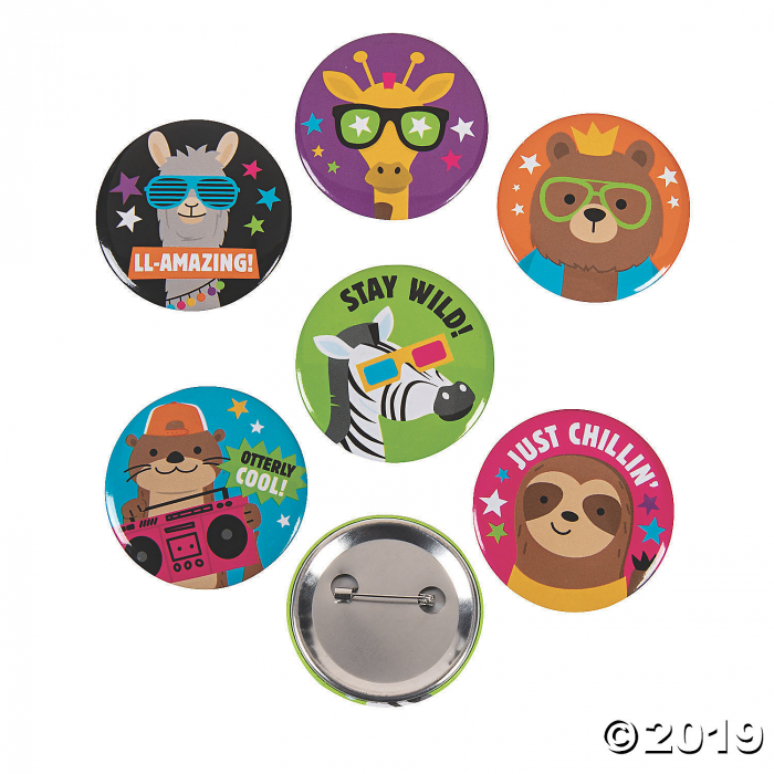 Funtastic Animal Buttons (24 Piece(s)) Funtastic Animal Buttons (24 Piece(s))