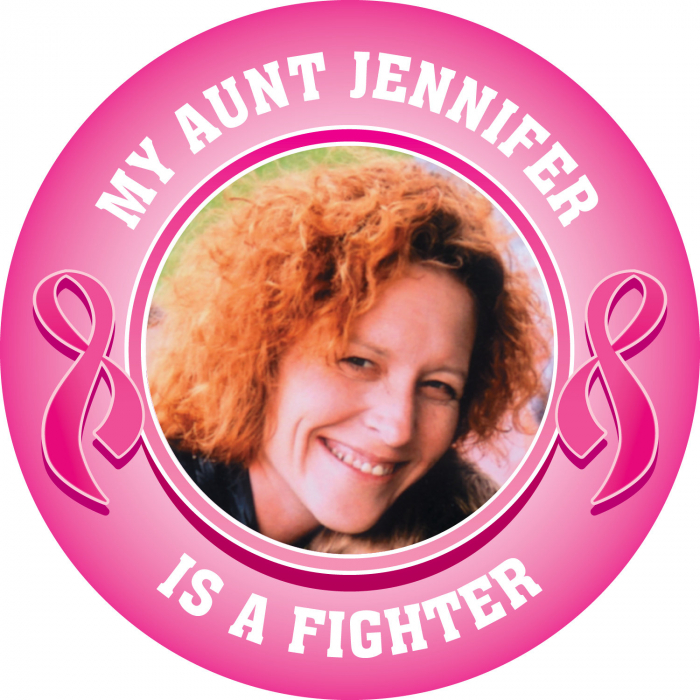 Breast Cancer Awareness Custom Photo Buttons (Per Dozen)