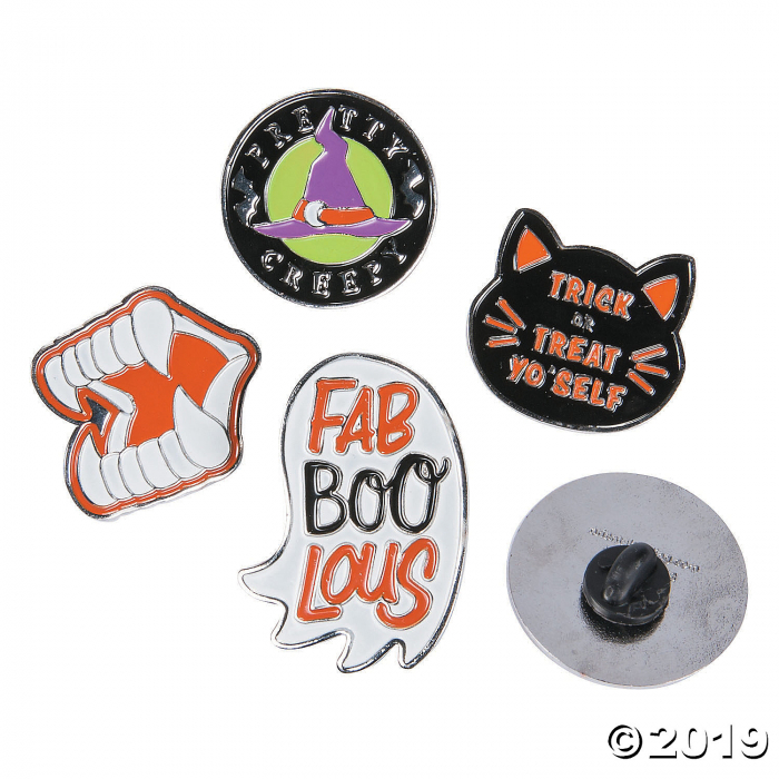 Halloween Enamel Pins (Per Dozen)