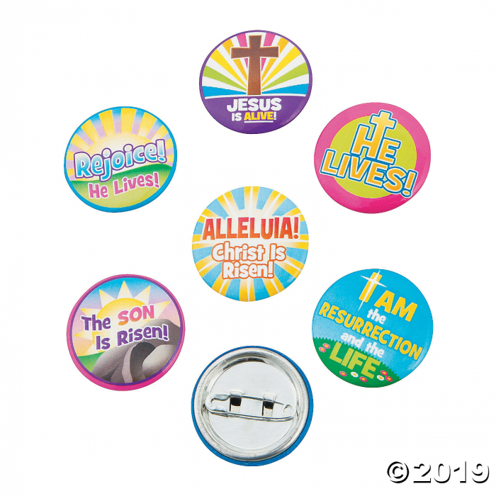 He Lives Mini Buttons (48 Piece(s))