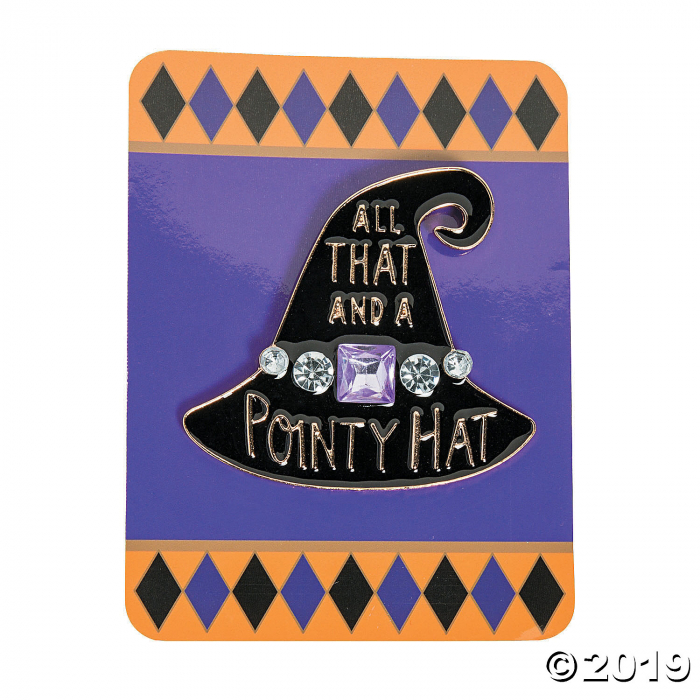 Spellbound Witchy Pins with Card (1 Piece(s)) Spellbound Witchy Pins with Card (1 Piece(s))