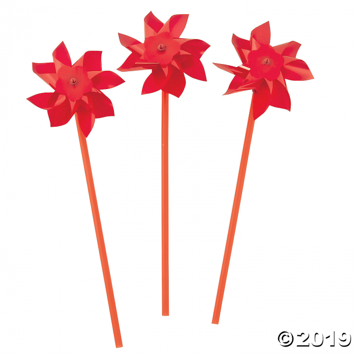 Red Pinwheels (36 Piece(s)) Red Pinwheels (36 Piece(s))