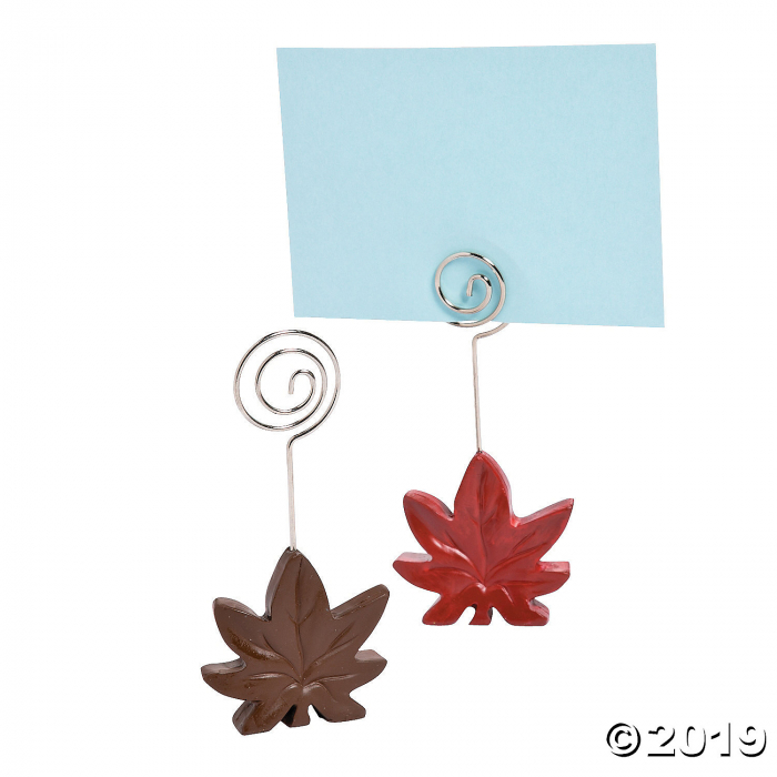Leaf Place Card Holders (Per Dozen)