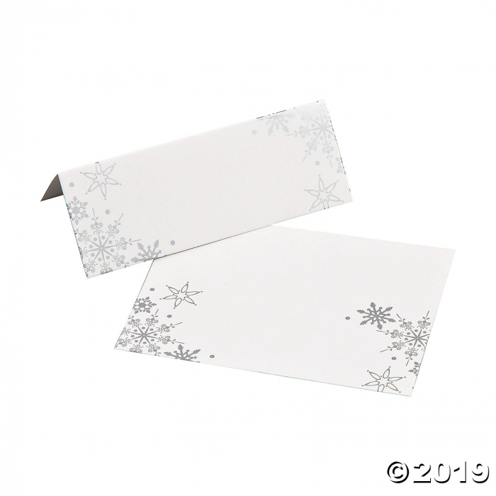 Snowflake Place Cards (24 Piece(s)) Snowflake Place Cards (24 Piece(s))