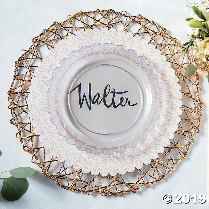 Shabby Chic Lace Placemats (50 Piece(s))