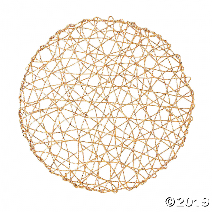 Gold Metallic String Placemats (6 Piece(s))