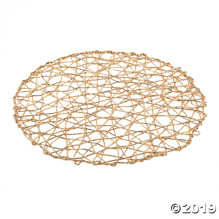 Gold Metallic String Placemats (6 Piece(s))
