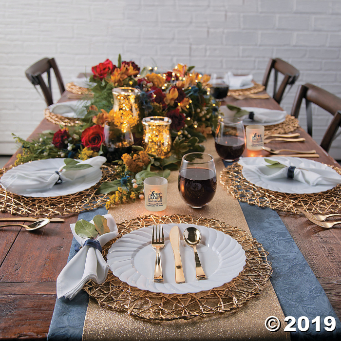 Gold Metallic String Placemats (6 Piece(s))