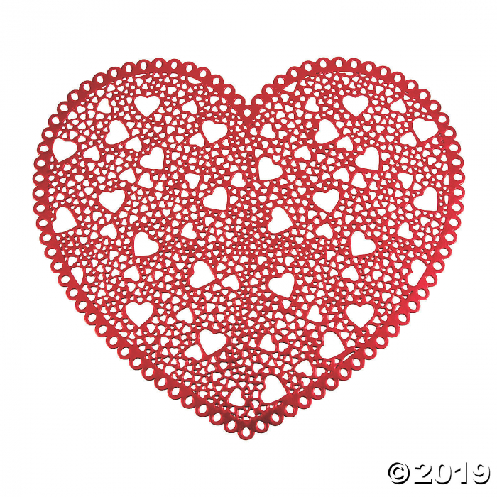 Heart Placemat (1 Piece(s)) Heart Placemat (1 Piece(s))