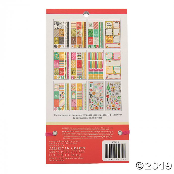 American Crafts Seasonal Journal Sticker Book (30 Sheet(s))