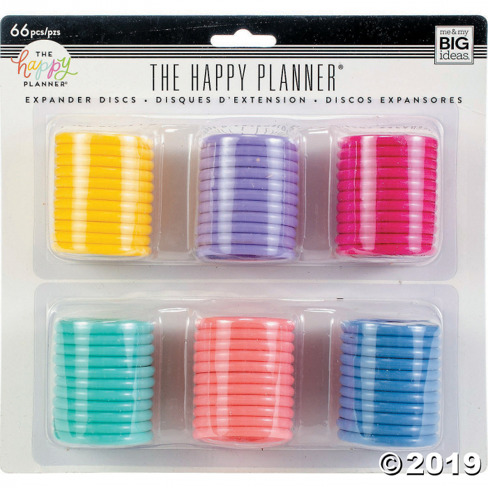 Happy Planner Expander (Big) Disc Value Pack 66/Pkg-Multi Colors (1 Piece(s)) Happy Planner Expander (Big) Disc Value Pack 66/Pkg-Multi Colors (1 Piece(s))
