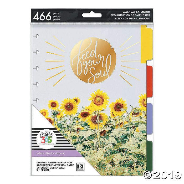 The Happy Planner® Wellness 6-Month Planner Extension (466 Piece(s)) The Happy Planner® Wellness 6-Month Planner Extension (466 Piece(s))