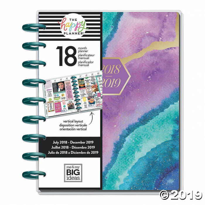 The Happy Planner® 2018-2019 Agate 18-Month Planner (1 Piece(s)) The Happy Planner® 2018-2019 Agate 18-Month Planner (1 Piece(s))