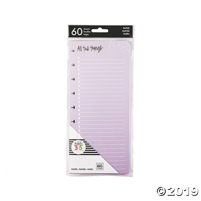 The Happy Planner® Classic Colorful Filler Half Sheets (60 Piece(s)) The Happy Planner® Classic Colorful Filler Half Sheets (60 Piece(s))