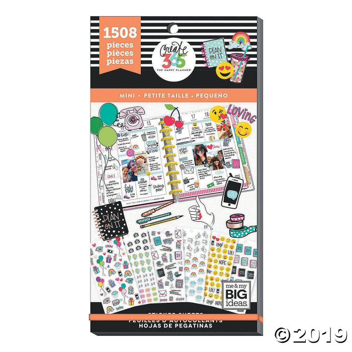 The Happy Planner® Mini Icons Value Pack Stickers (1508 Piece(s)) The Happy Planner® Mini Icons Value Pack Stickers (1508 Piece(s))