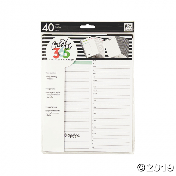 The Happy Planner® Classic Daily Fill Paper (40 Piece(s))