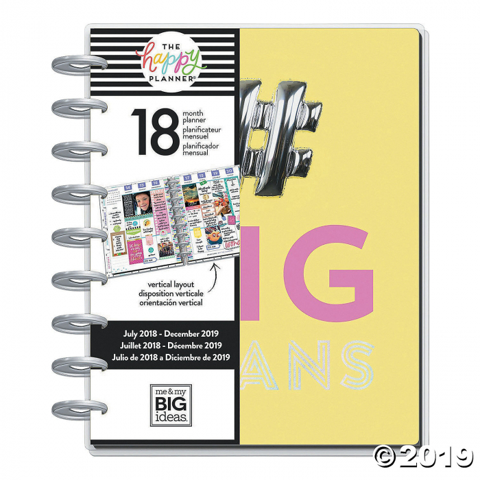 The Happy Planner® 2018-2019 Big Plans 18-Month Planner (1 Piece(s))