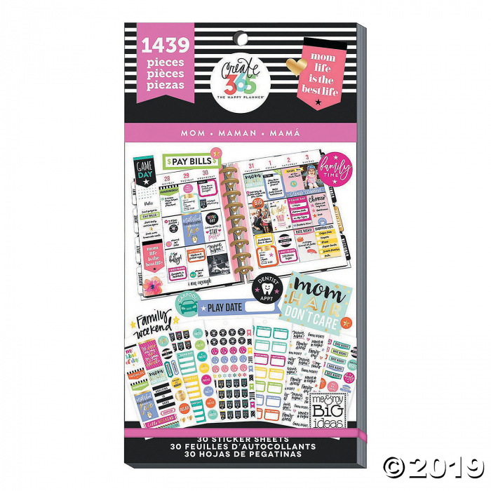 The Happy Planner® Mom Life Value Pack Stickers (1 Set(s))