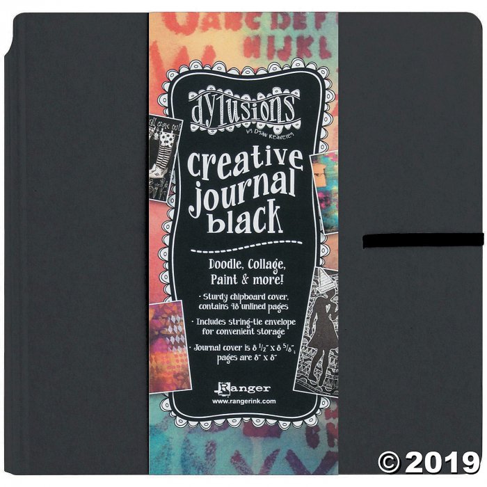 Dyan Reaveley'S Dylusions Creative Journal 8.75"X9"-Black (1 Piece(s))