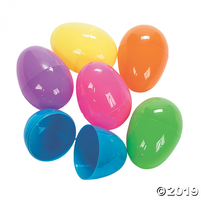 Jumbo Bright Easter Eggs - 12 Pc. (Per Dozen)