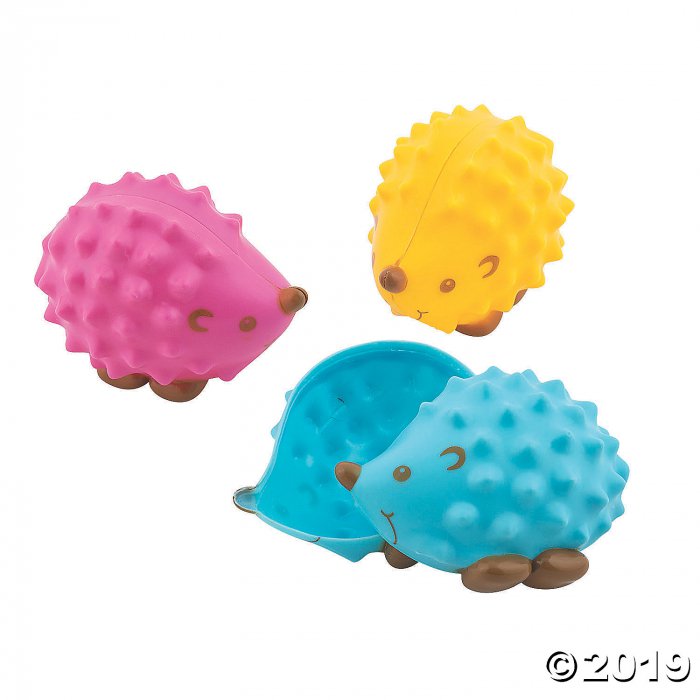 Hedgehog Plastic Easter Eggs - 12 Pc. (Per Dozen)